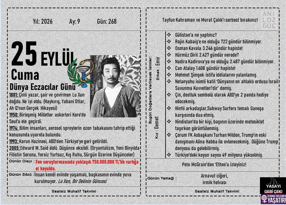 Dünya Eczacılar Günü 1